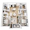 Floor Plan 2.0 at The Oasis at Surfside Floor Plan 2.0 at The Oasis at Surfside